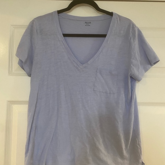 Madewell Vneck Tissue Weight Tee - Picture 1 of 5